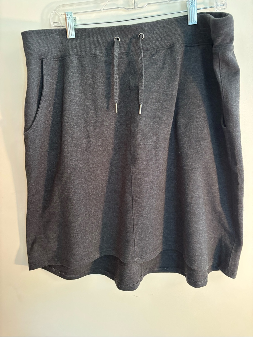 Black Dog Women’s Charcoal Drawstring Casual Skirt